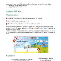 vignette Les chèques vacances ANCV