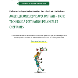 vignette Fiche descriptive TDAH