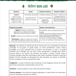 vignette Activité spi : Arbre est mon ami