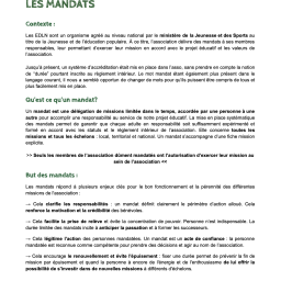 vignette Les mandats – mise en place
