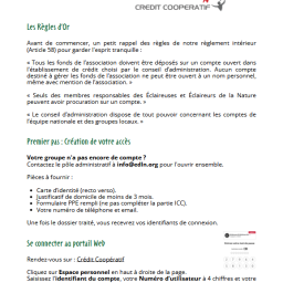 vignette Guide Crédit Coopératif : gérer la banque en ligne de votre groupe local