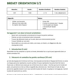 vignette Brevet orientation 1/2