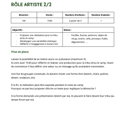 vignette Rôle artiste 2/2